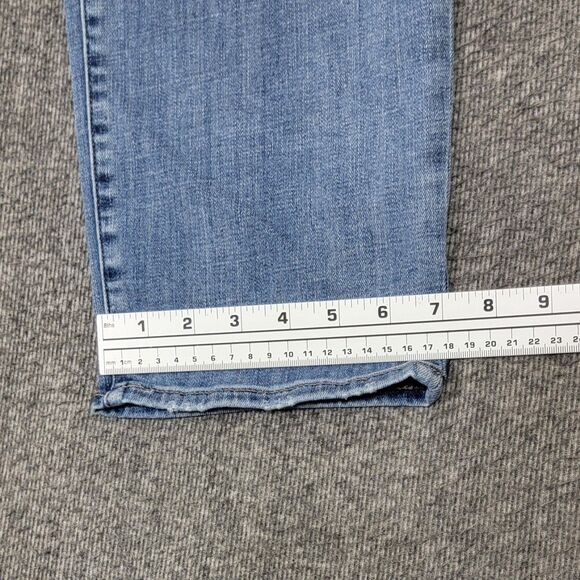 Chicos Jeans 2.5P Womens 14P Blue So Slimming Girlfriend Slim Leg Crop Stretch - Picture 7 of 12